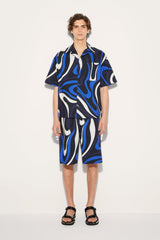 PUCCI Ready To Wear | Men Marmo-Print Cotton Shirt