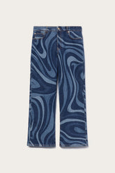 PUCCI Ready To Wear | Men Marmo-Print Straight-Leg Jeans