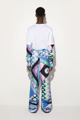 PUCCI Ready To Wear | Men Vivara-Print Silk-Twill Trousers
