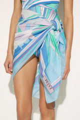 PUCCI Sarong | Women Cigni-Print Cotton Sarong