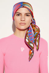 PUCCI Silks | Women Iride And Leocorno-Print Large Silk-Twill Carré