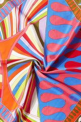 PUCCI Silks | Women Iride And Leocorno-Print Large Silk-Twill Carré