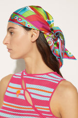 PUCCI Silks | Women Iride-Print Silk-Twill Scarf