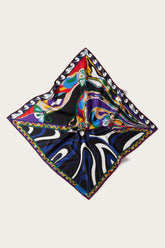 PUCCI Silks | Women Marmo And Orchidee-Print Large Silk-Twill Carré