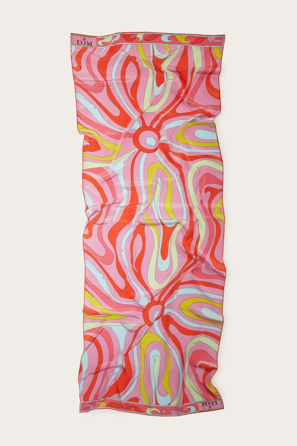 PUCCI Silks | Women Marmo-Print Silk-Twill Stole