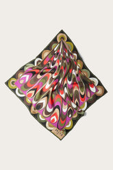 PUCCI Silks | Women Onde-Print Small Silk-Twill Carré