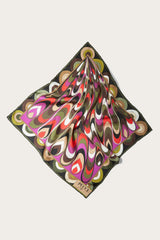 PUCCI Silks | Women Onde-Print Small Silk-Twill Carré