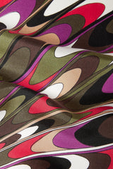 PUCCI Silks | Women Onde-Print Small Silk-Twill Carré
