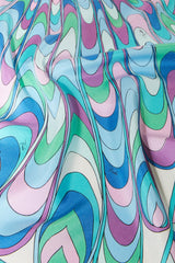 PUCCI Silks | Women Onde-Print Small Silk-Twill Carré