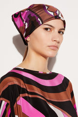 PUCCI Silks | Women Orchidee-Print Small Silk-Twill Carré