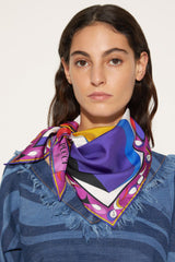 PUCCI Silks | Women Pesci-Print Large Silk-Twill Scarf