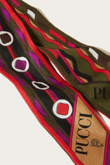 PUCCI Silks | Women Vivara And Bersaglio-Print Silk-Twill Scarf