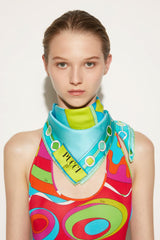 PUCCI Silks | Women Vivara-Print Large Silk-Twill Carré