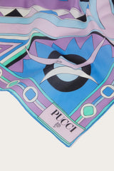 PUCCI Silks | Women Vivara-Print Small Cotton Scarf