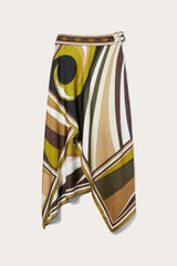 PUCCI Skirts | Women Cigni-Print Silk-Twill Skirt