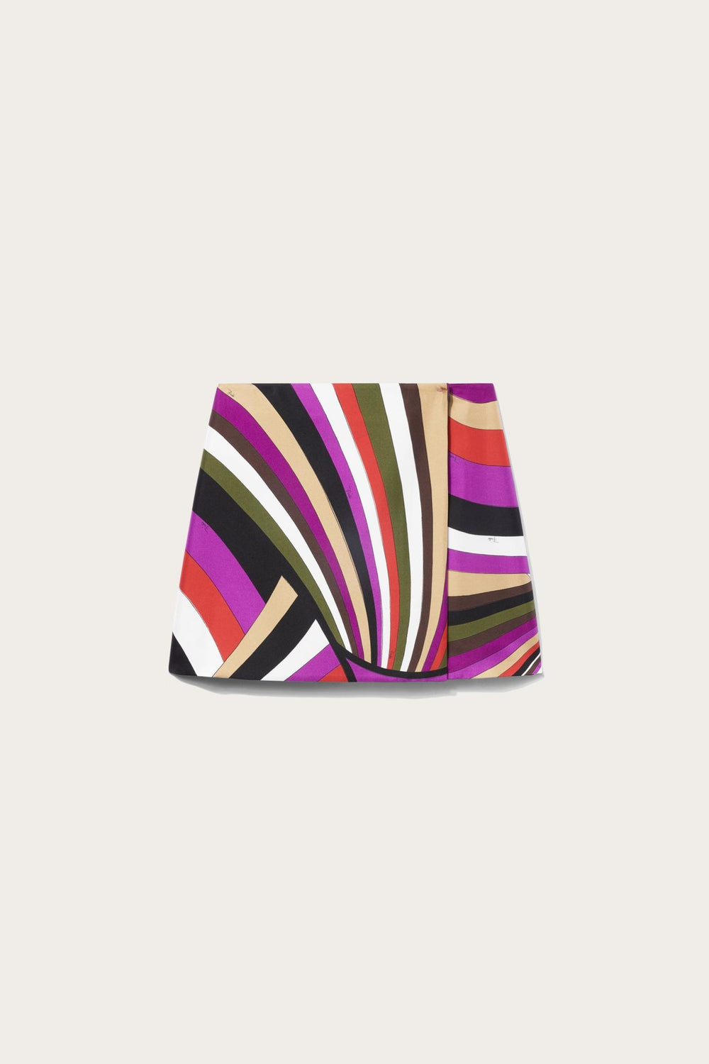 PUCCI Skirts | Women Iride-Print Silk-Twill Mini Skirt
