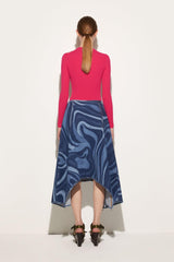 PUCCI Skirts | Women Marmo-Print Denim Skirt