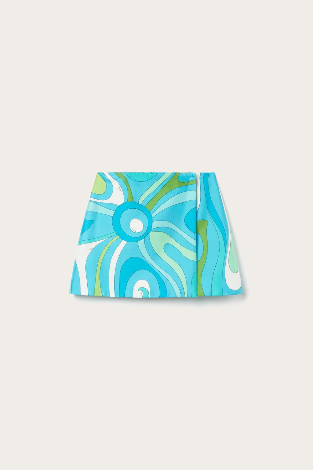 PUCCI Skirts | Women Marmo-Print Silk-Twill Mini Skirt