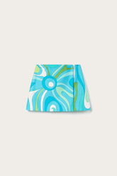 PUCCI Skirts | Women Marmo-Print Silk-Twill Mini Skirt