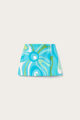 PUCCI Skirts | Women Marmo-Print Silk-Twill Mini Skirt