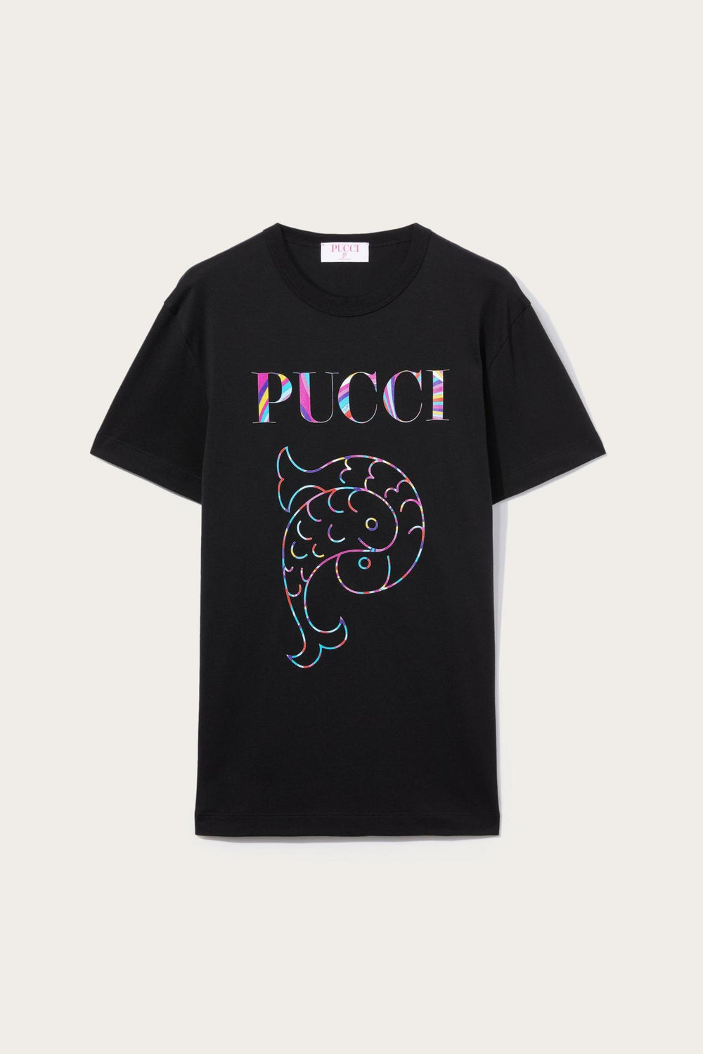 PUCCI T-Shirts And Sweatshirts | Women Logo-Print Cotton T-Shirt