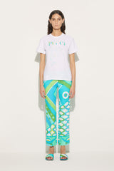 PUCCI T-Shirts And Sweatshirts | Women Logo-Print Cotton T-Shirt