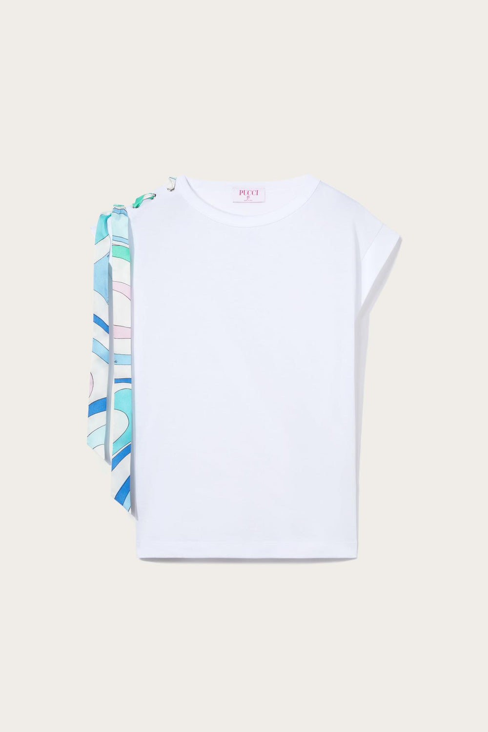 PUCCI T-Shirts And Sweatshirts | Women Marmo-Print Cotton T-Shirt