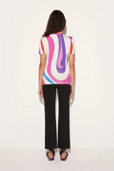 PUCCI T-Shirts And Sweatshirts | Women Marmo-Print T-Shirt