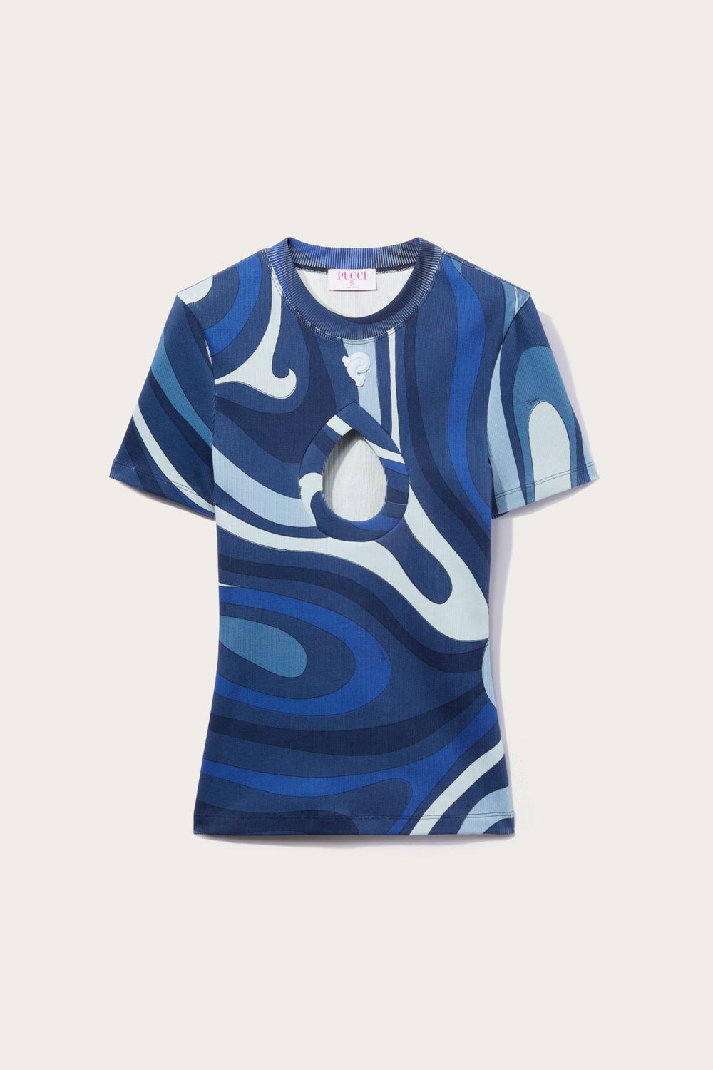 PUCCI T-Shirts And Sweatshirts | Women Pucci P Marmo-Print T-Shirt