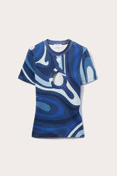 PUCCI T-Shirts And Sweatshirts | Women Pucci P Marmo-Print T-Shirt