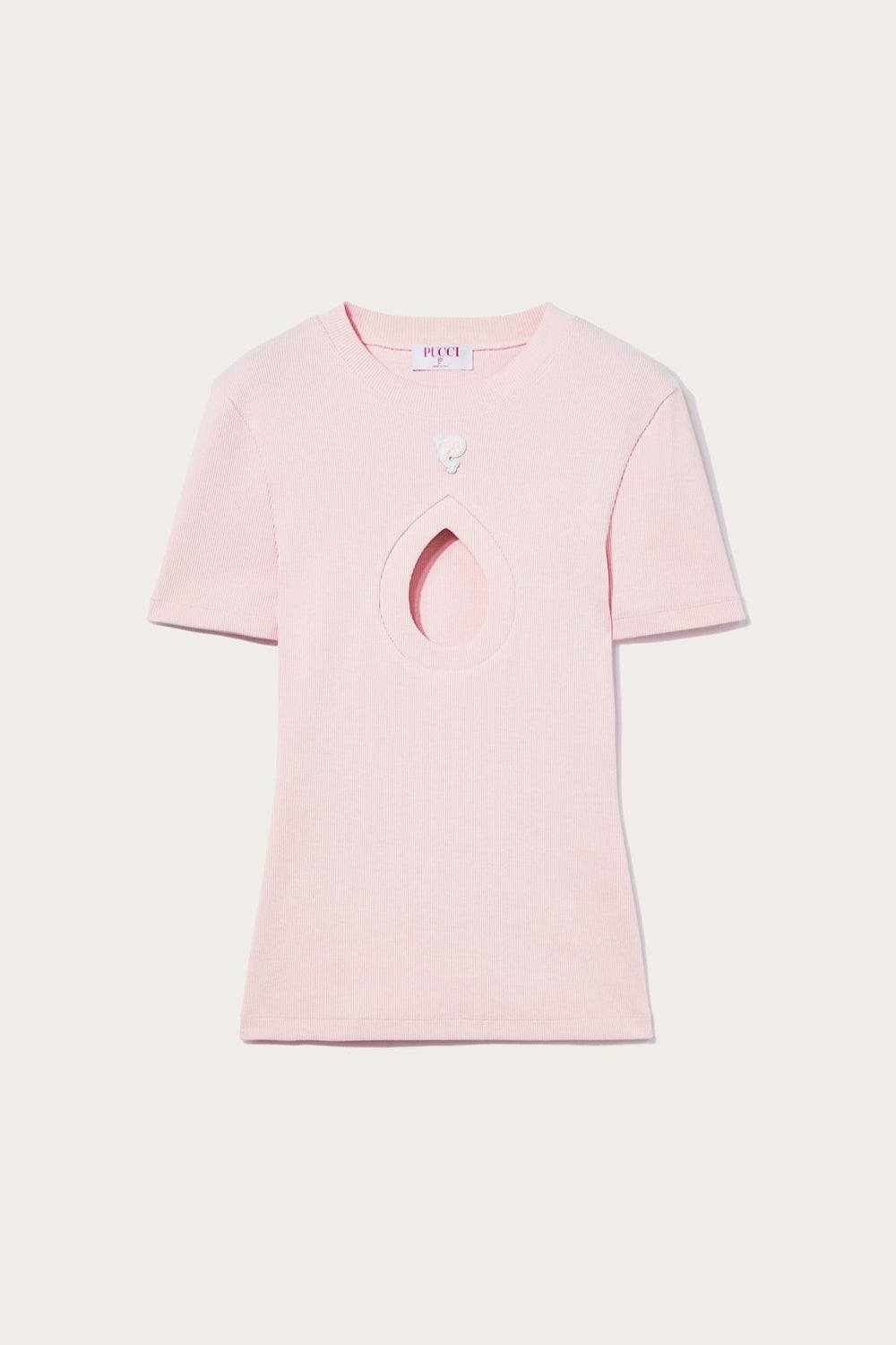 PUCCI T-Shirts And Sweatshirts | Women Pucci P Ribbed-Knit T-Shirt