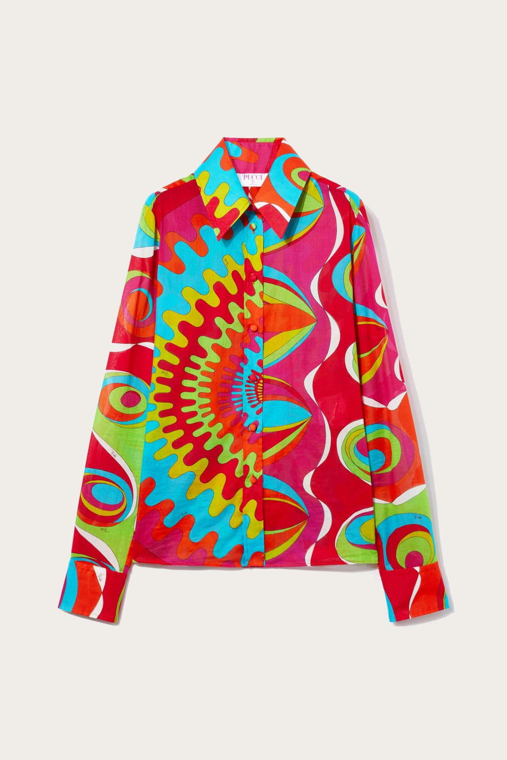 PUCCI Tops And Shirts | Women Bersaglio-Print Cotton Shirt
