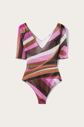 PUCCI Tops And Shirts | Women Iride-Print Bodysuit