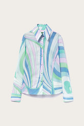 PUCCI Tops And Shirts | Women Iride-Print Cotton Shirt
