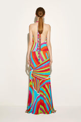 PUCCI Tops And Shirts | Women Iride-Print Halterneck Top