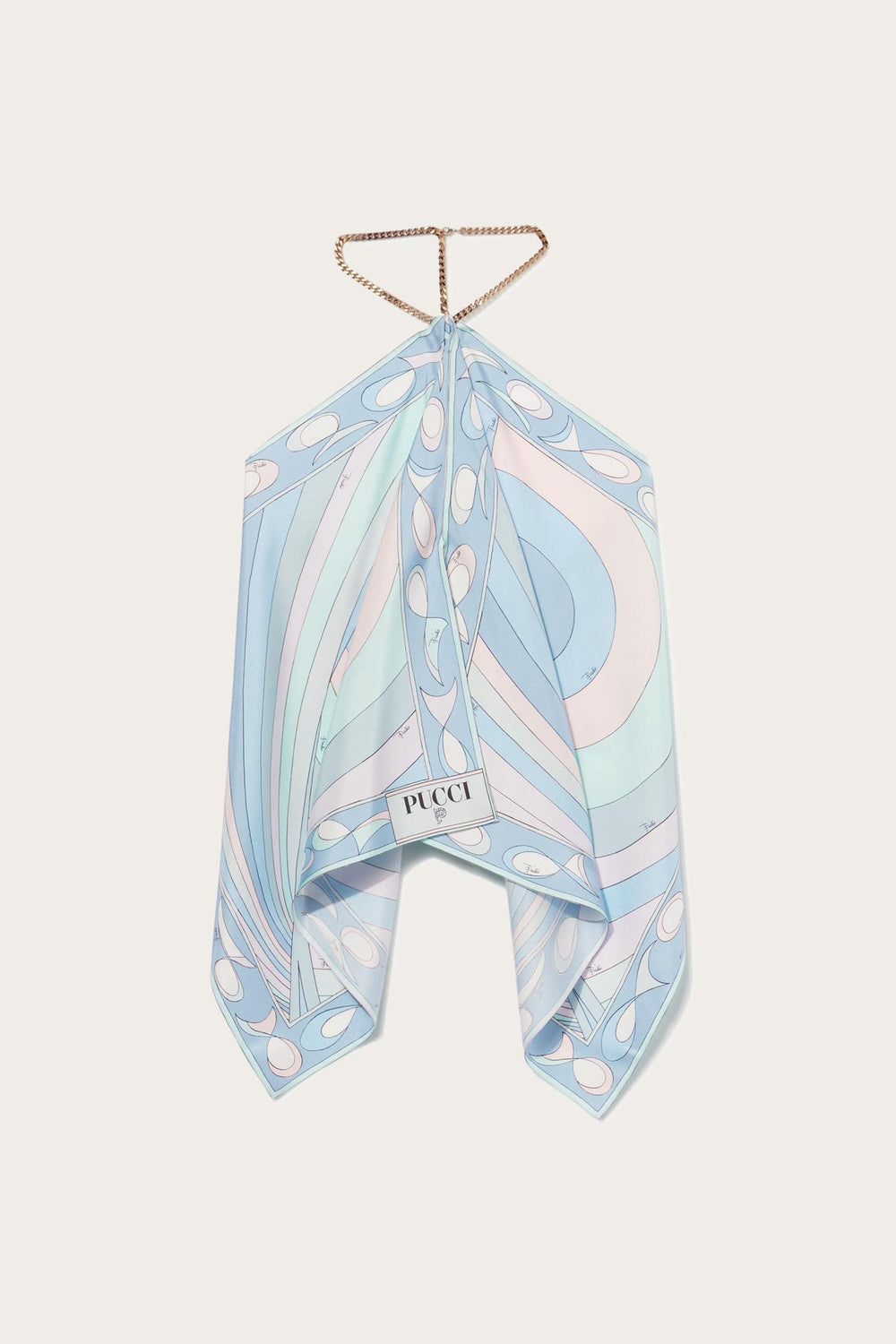 PUCCI Tops And Shirts | Women Iride-Print Silk-Twill Top