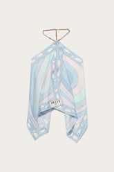 PUCCI Tops And Shirts | Women Iride-Print Silk-Twill Top