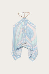 PUCCI Tops And Shirts | Women Iride-Print Silk-Twill Top