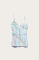 PUCCI Tops And Shirts | Women Iride-Print Silk-Twill Top