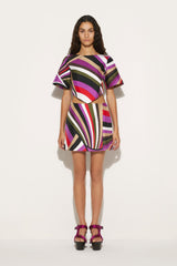 PUCCI Tops And Shirts | Women Iride-Print Silk-Twill Top