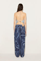 PUCCI Tops And Shirts | Women Iride-Print Silk-Twill Top