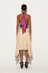 PUCCI Tops And Shirts | Women Iride-Print Silk-Twill Top