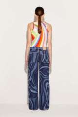 PUCCI Tops And Shirts | Women Iride-Print Tank Top
