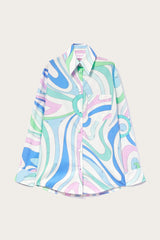 PUCCI Tops And Shirts | Women Marmo-Print Cotton Shirt