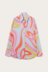 PUCCI Tops And Shirts | Women Marmo-Print Cotton Shirt