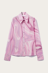 PUCCI Tops And Shirts | Women Marmo-Print Cotton Shirt