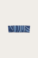 PUCCI Tops And Shirts | Women Marmo-Print Denim Bandeau Top