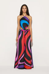 PUCCI Tops And Shirts | Women Marmo-Print Halterneck Top