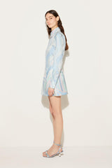 PUCCI Tops And Shirts | Women Marmo-Print Silk-Twill Shirt