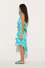 PUCCI Tops And Shirts | Women Marmo-Print Silk-Twill Top